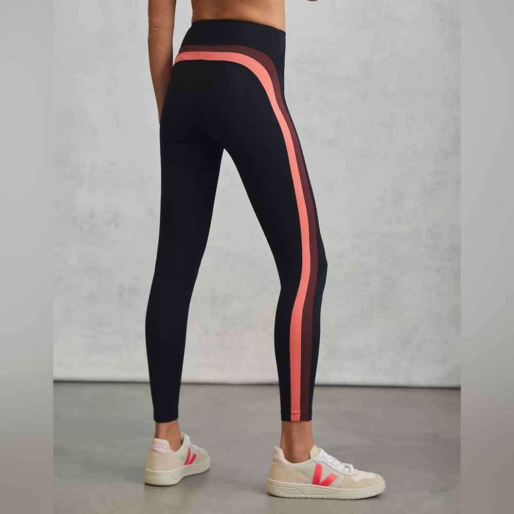 Splits59 Sydney Leggings Black Peach Burgundy Active Athleisure Women’s Medium - Picture 2 of 10